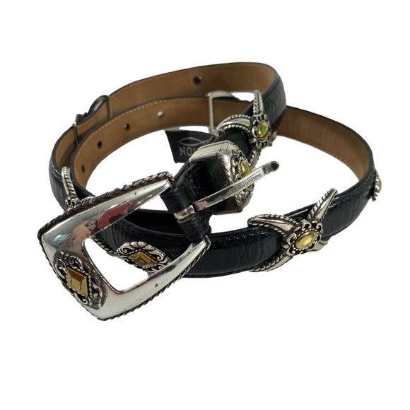 Brighton Accessories Brighton Womens Black Belt Size Ml Medium